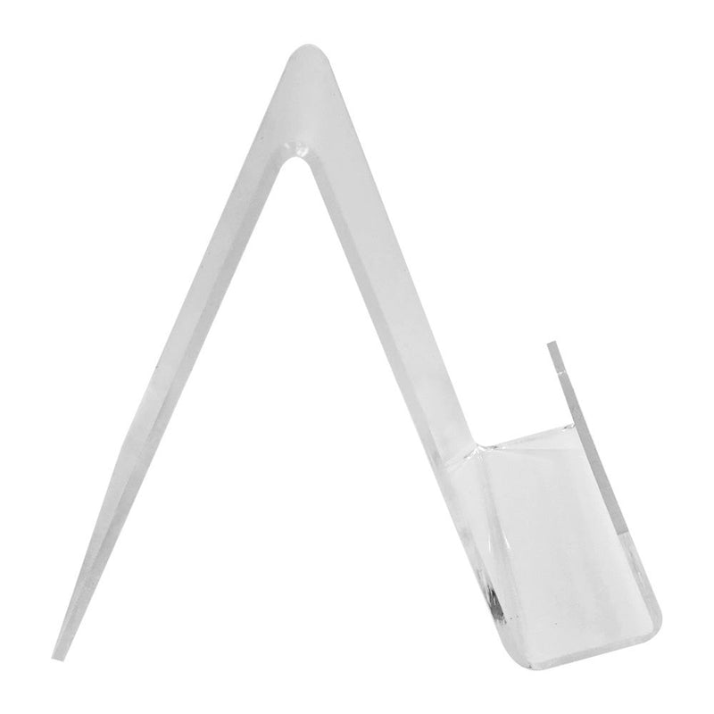 4 Pc 4-1/2''H Clear Acrylic Book Clutch Bag Easel Literature Holder Rack Stand Display Fixture