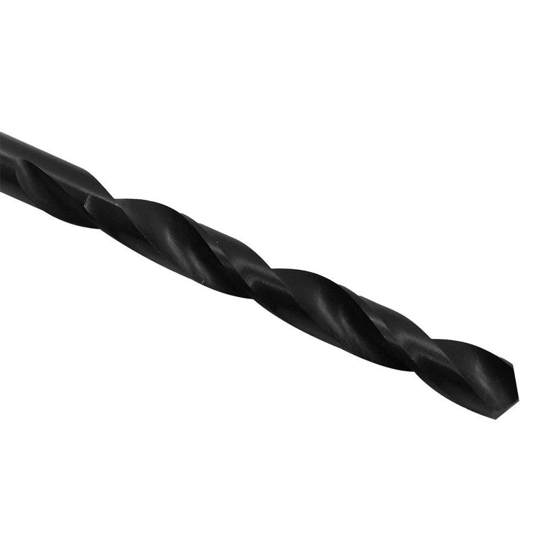 4 Pc 6.5mm HSS Black Oxide Jobber Length Twist Drill Set Straight Shank Drilling High Speed Steel