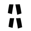 4 Pc 7-1/2''W x 14''H Black Velvet 7 Hook Easel Stand Necklace Chain Jewelry Display