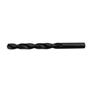 4 Pc 9.9mm HSS Black Oxide Jobber Length Twist Drill Set Straight Shank Drilling High Speed Steel