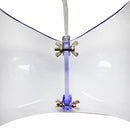 4 PC Clear Plastic Hanging Bra Form Bikini Lingerie Hanger Display