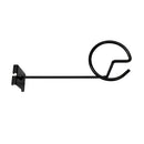 Retail gridwall Gloss Black hat holder hook for caps and accessories display