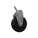 4 Pc Lock No Lock 3'' Swivel Ball Bearing Caster wheels 360 Degree Movement