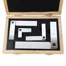 4 PC Machinist Hardened Steel Square Set Include 2'', 3'', 4'', 6'' Right Angle