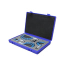 4 Pc Micrometer Set 0-4'' Ground Standard Carbide Tip .0001 Grad.  Case INCLUDED
