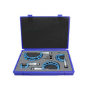 4 Pc Micrometer Set 0-4'' Ground Standard Carbide Tip .0001 Grad.  Case INCLUDED