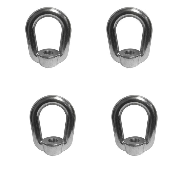 4 Pc SS 316 EYE NUT 3/4" UNC Tap Thread Stainless Steel Boat Marine 4,700 Lbs WLL