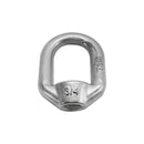 4 PC Stainless Steel T316 Forged Style 3/4" Eye Nut WLL 4700 Lbs Lifting Marine Thread Ring Oval