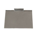 4 Pcs 11-1/8'' x 7-1/4'' Slatwall Acrylic Sign Holder Lucite Frame Wall Mount