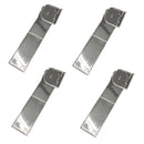 4 Pcs 180 Degrees Swivel Slatwall Shoe Heel Rotate Display Angled Lucite Rack