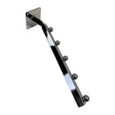 4 Pcs Chrome 5-Ball 14'' Waterfall Faceout Wall Mounted Square Tube Display Hook