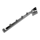 4 Pcs Chrome 5-Ball 14'' Waterfall Faceout Wall Mounted Square Tube Display Hook