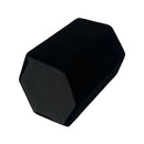 4 Ring Black Velvet Pedestal Display Jewelry Stand Holder With Metal Ring Clips