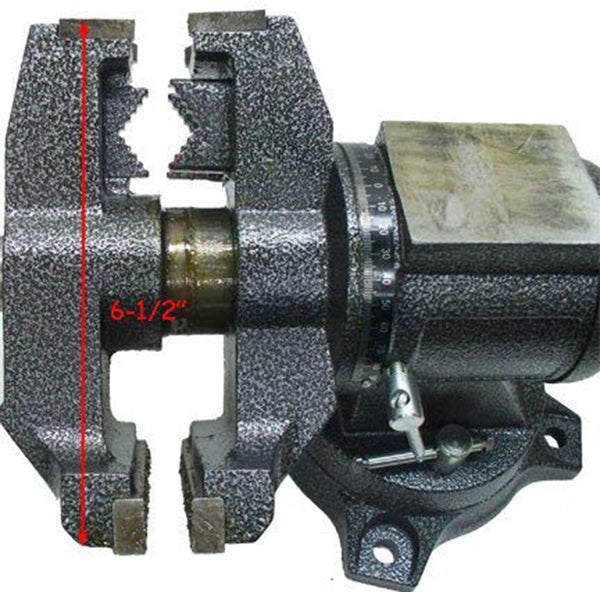 4" MULTI PURPOSE VISE ANVIL PIPE 360 Degree Swivel Base & Jaw