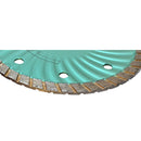 4" X .070 X 7-8"- 5-8" Wave Core Saw Blade Granite Marble Cutter Cutting 8mm Rim