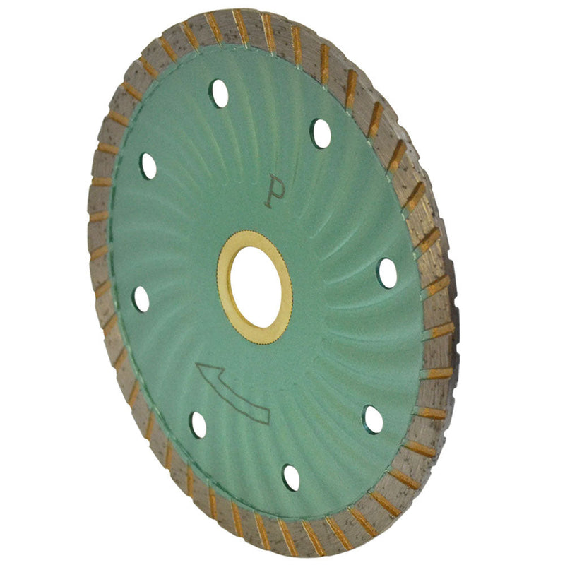 4" X .070 X 7-8"- 5-8" Wave Core Saw Blade Granite Marble Cutter Cutting 8mm Rim