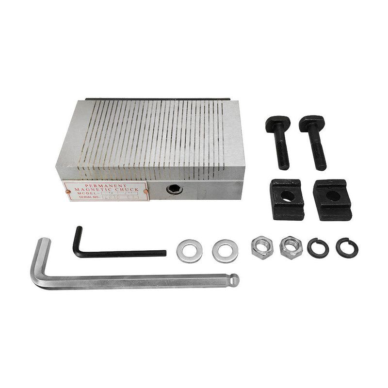 4" X 7" Permanent Magnetic Chuck For Grinding Machine Machining Workholding