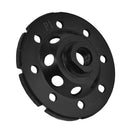 4'' Diamond T Segment 5/8 - 11'' Arbor Concrete Grinder Blade Grinding Cup Wheel Black