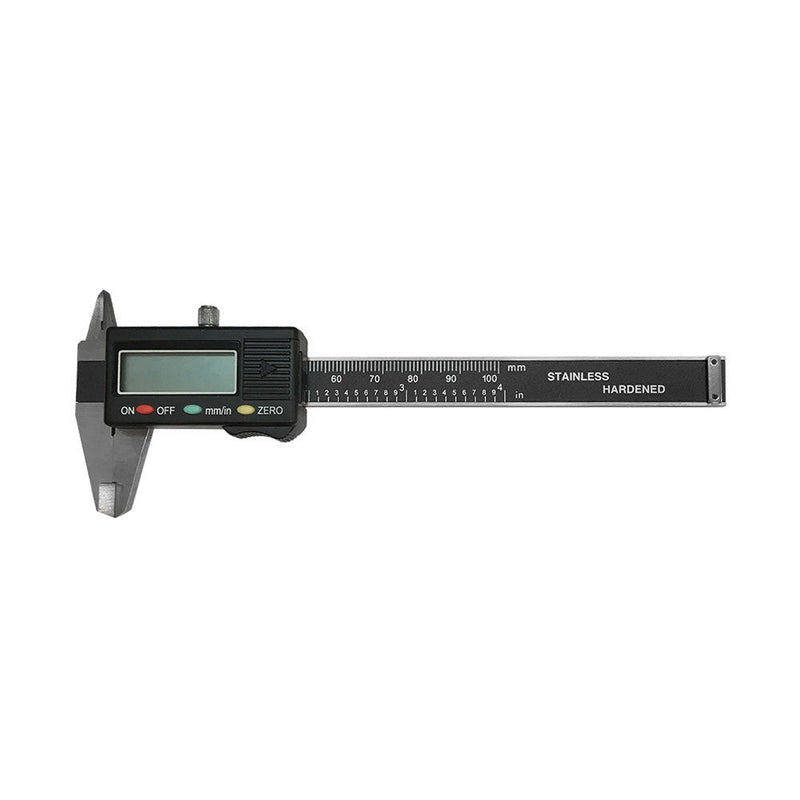 4'' Electronic Digital Caliper Ruler Vernier 100mm Stainless Harden Gauge Gage