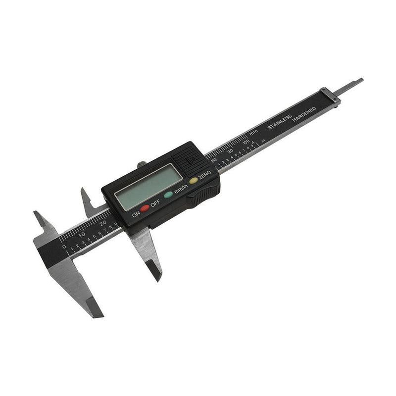 4'' Electronic Digital Caliper Ruler Vernier 100mm Stainless Harden Gauge Gage