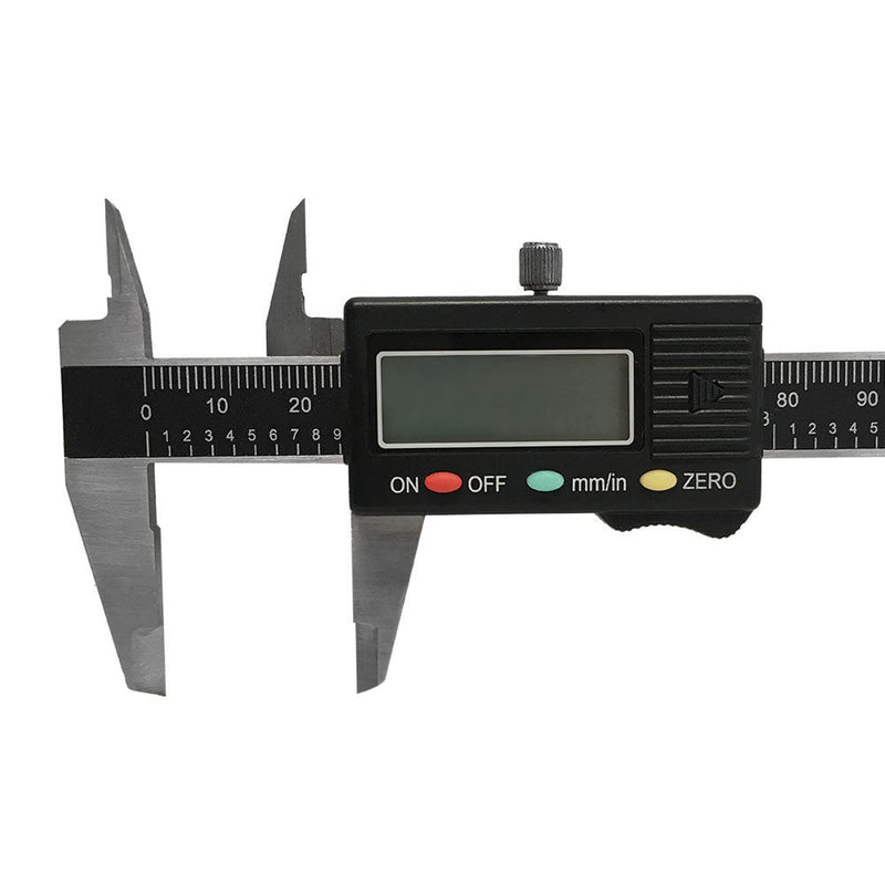 4'' Electronic Digital Caliper Ruler Vernier 100mm Stainless Harden Gauge Gage