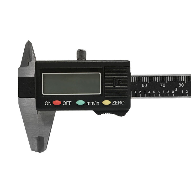 4'' Electronic Digital Caliper Ruler Vernier 100mm Stainless Harden Gauge Gage