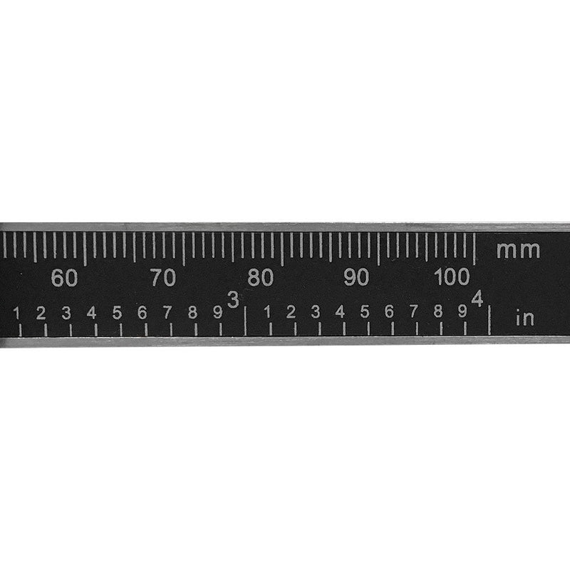 4'' Electronic Digital Caliper Ruler Vernier 100mm Stainless Harden Gauge Gage