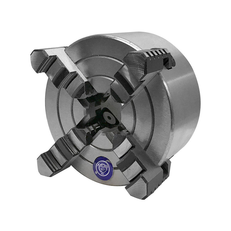 4'' Lathe Chuck 4 Jaw Independent Ground Hardened Lathing Plain Back