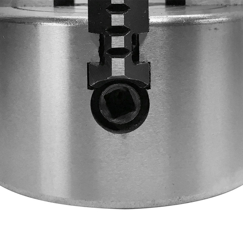 4'' Lathe Chuck 4 Jaw Independent Ground Hardened Lathing Plain Back