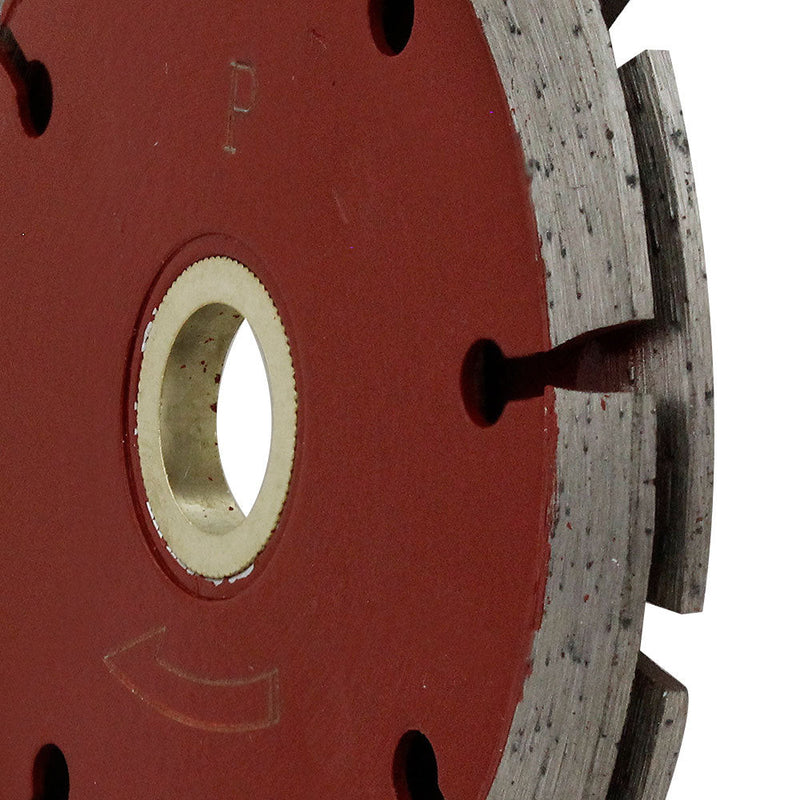 4'' Premium Red Sandwich Tuck Point Blade Concrete Mortar Joint Removal 7-8''-5-8'' Arbor