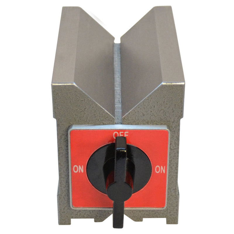 4'' x 2-3/4'' x 3-3/4'' 260 Lbs Magnetic V-Block On-Off Switch Mag Power