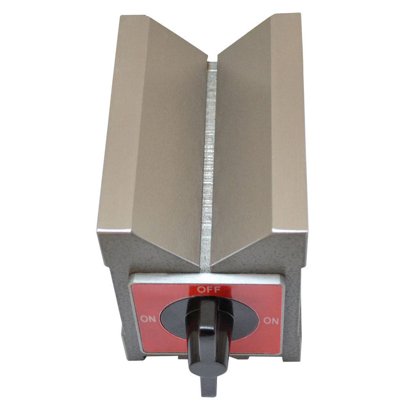 4'' x 2-3/4'' x 3-3/4'' 260 Lbs Magnetic V-Block On-Off Switch Mag Power