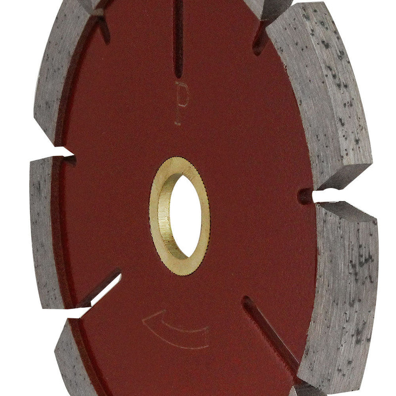 4-1-2'' Premium Red Tuck Point Blade Concrete Mortar Joint Removal 7-8''-5-8'' Arbor