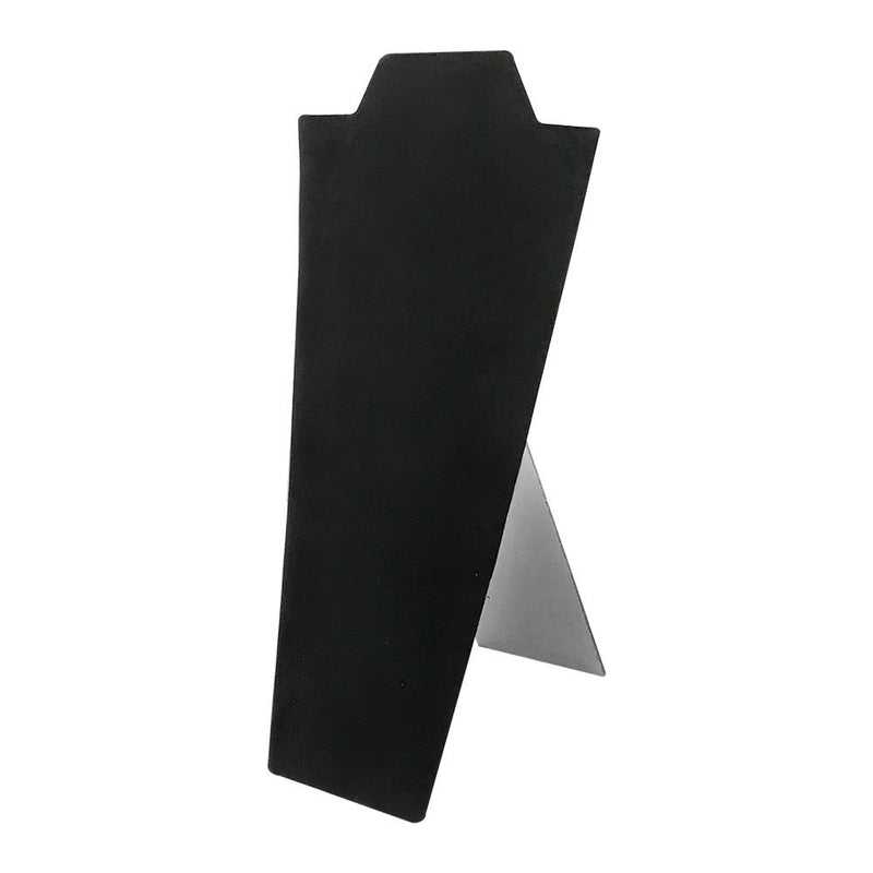 4-1/4''W x 8-1/2''H Black Velvet Padded Easel Necklace Display Stand Jewelry Show Case