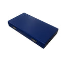 Blue case containing 4-5 inch outside micrometer .0001" accuracy and accessories.