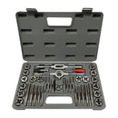 40 Pc 4-1-2'' HSS Tap & Die Set NC NF NPT