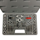 40 Pc 4-1-2'' HSS Tap & Die Set NC NF NPT