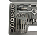 40 Pc 4-1-2'' HSS Tap & Die Set NC NF NPT