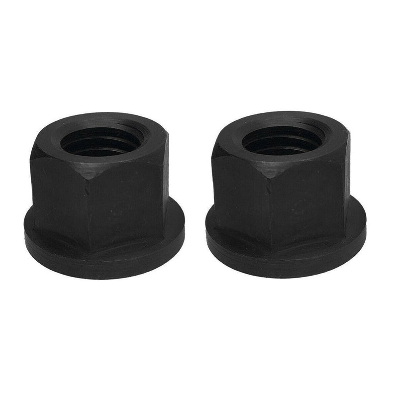 40 Pc 5/16"-18 Thread Flange Nut Steel Hex Threading Black Oxide Finish