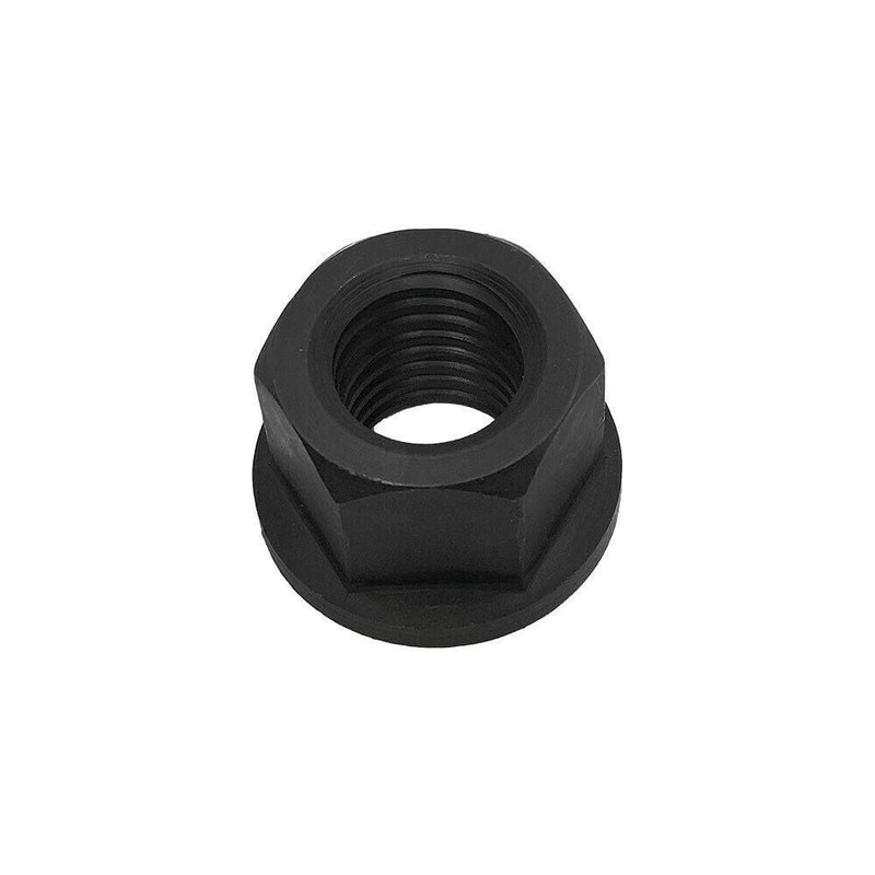 40 Pc 5/16"-18 Thread Flange Nut Steel Hex Threading Black Oxide Finish