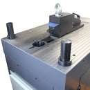 40 Ton Hydraulic Horizontal Bender Flat Steel 6-5-16 x 1-2 Vee Bending Die 2" Tube Pipe Combo