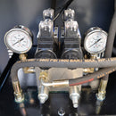 40 Ton Hydraulic Horizontal Bender Flat Steel 6-5-16 x 1-2 Vee Bending Die 2" Tube Pipe Combo