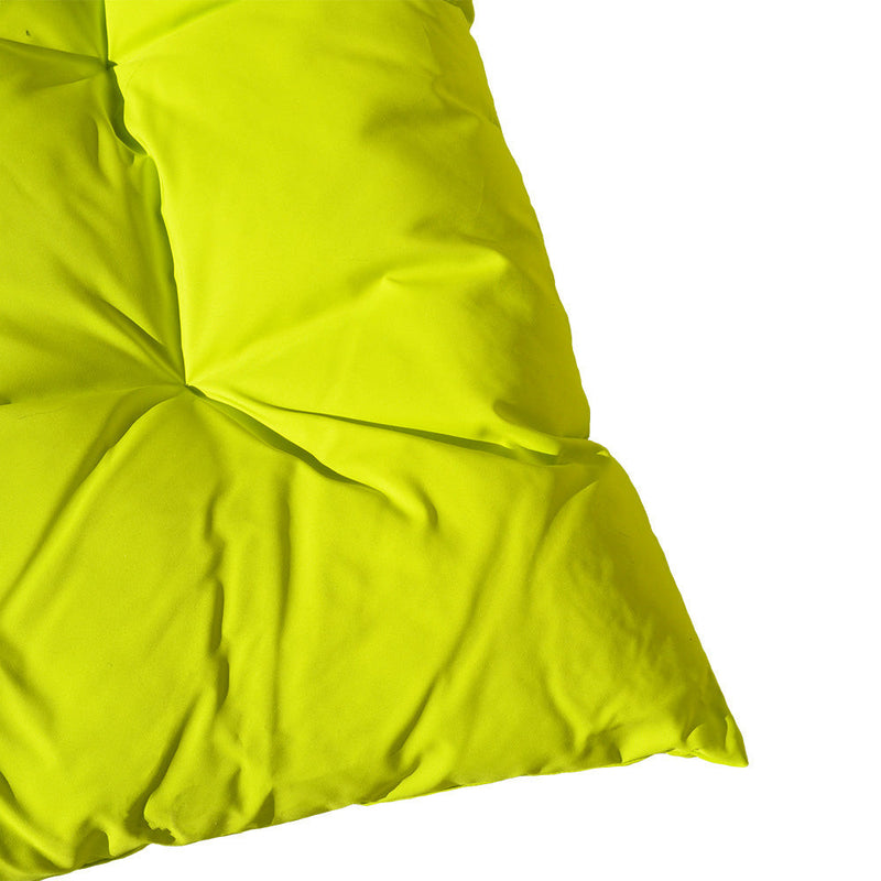 40'' x 31'' NEON YELLOW SOFT REPLACEMENT CUSHION PILLOW Pad Seat Cover for Egg Hanging Wicker Swing Chair