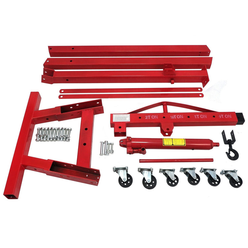 4000 LBS Engine Cherry Picker Hoist Shop Crane 2 Ton