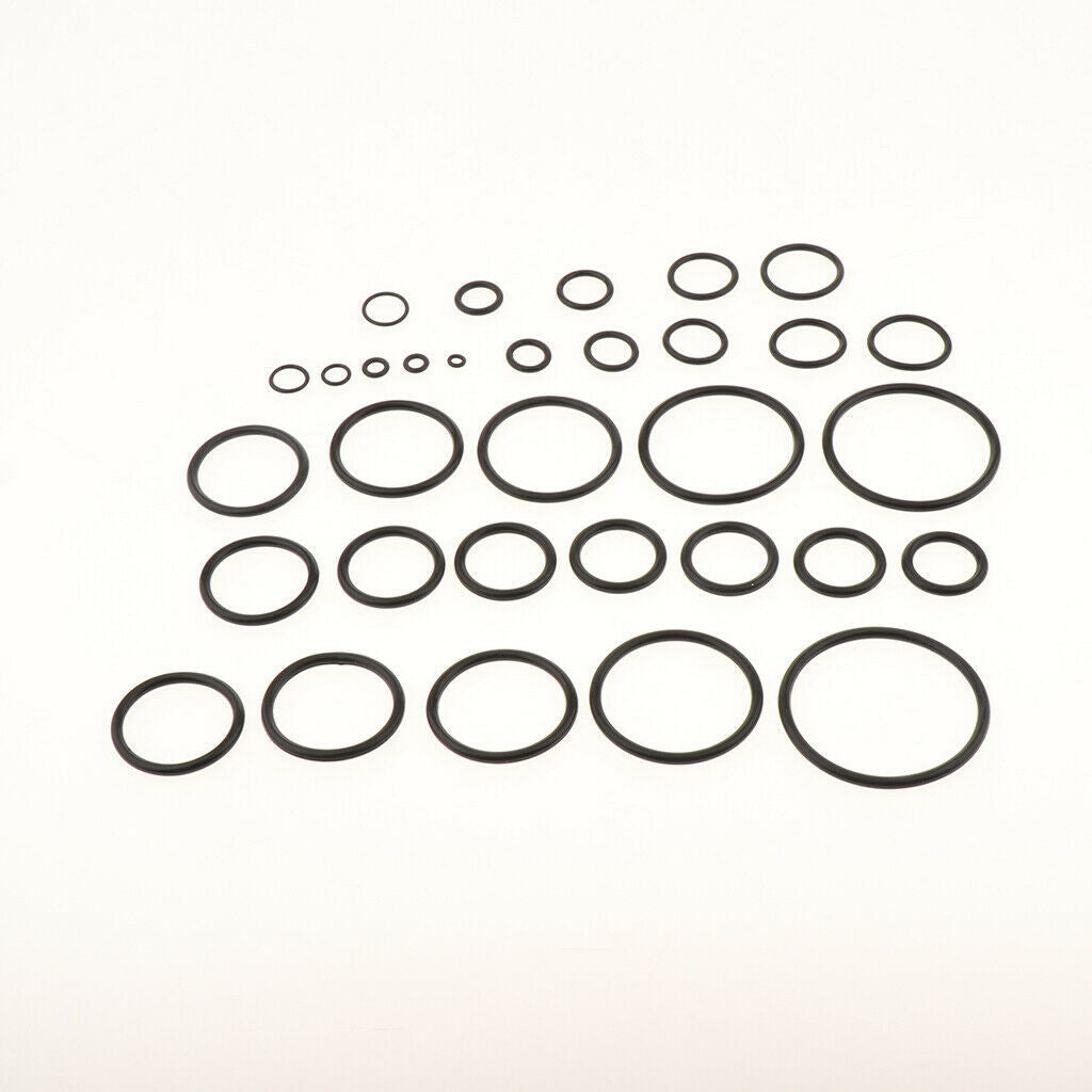407 Pc O-Ring Assortment Kit Auto O Ring Seal Gasket SAE Set Rubber Oil Air Hyradulic