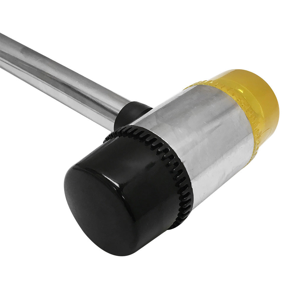 40mm Double Face  Soft Tap Rubber Hammer Mallet  13'' Long