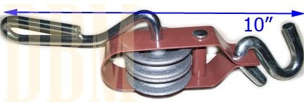 hunting gear game hoist with gambrel pulley and rope for outdoor field dressing