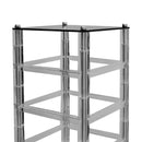 48 Pairs Earring Stand Rotating Acrylic Revolving Spinner New Cards Jewelry Display