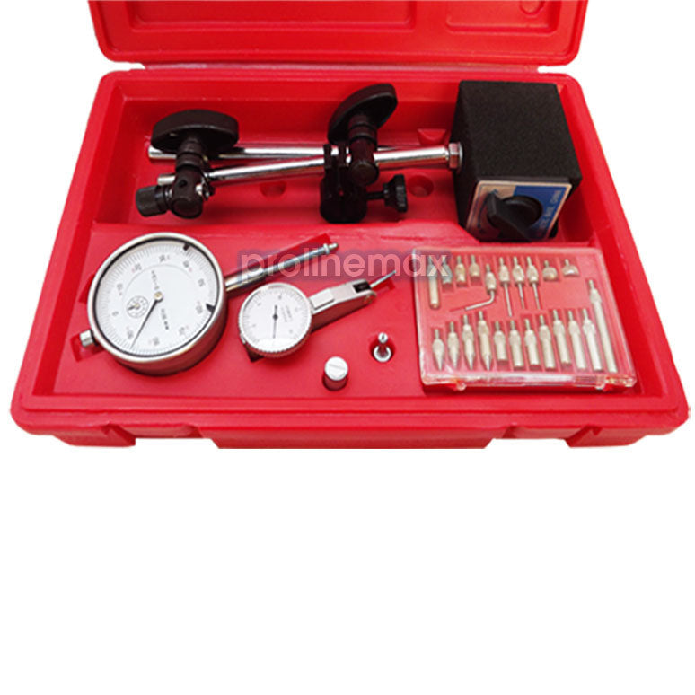 4PC MP Inspection Combo Set Dial Indicator Test Indicator 22 Point Inspection Set