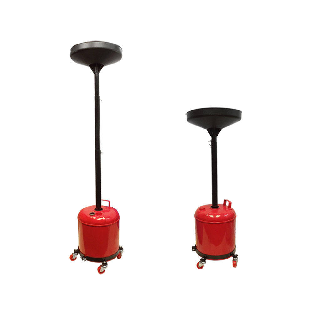 5 Gallon Oil Drain Portable Telescopic Dolly Oil Lift Drain tank